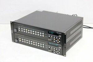 IDK 9入力2出力 スキャンコンバータ内蔵 デジタルシームレススイッチャー 2台セット●MSD-5402SL 中古