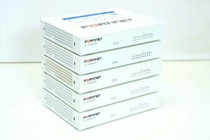 Fortinet ファイアウォール Fortigate-60F 5台セット(ライセンス切れ１台有)▲FG-60F 中古▲送料無料