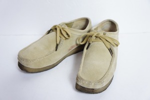 21年製 Clarks original クラークス 11826 WALABEE BOOT ワラビー ブーツ ベージュ スエード 105O