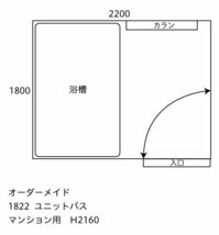 ★直接引き取り限定★【福岡】1822 ユニットバス◆オーダーメイド◆サーモS・トラップ・TV◆シャワーヘッド無し◆モデルR展示設置品◆AGB6_画像10