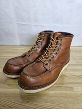 REDWING/レッドウィング/6inch Classic Moc/6インチ クラシックモック/ワークブーツ/アイリッシュセッター/US9/27.0/875/ブラウン/707_画像2