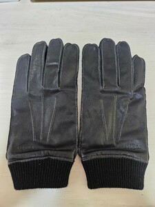 AVIREX アヴィレックス レザーグローブ　ブラック 手袋　25cm