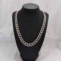 1円スタート メンズ レディース ネックレス シルバー 喜平ネックレス 11mm 50cm シルバー925 silver 整理品 304_画像1