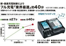 新品未使用 マキタ MAKITA 18V TD173DRGX DC18RF BL1860B DC18V 6.0Ah 108Wh インパクト リチウムイオンバッテリー 安心の匿名配送_画像8