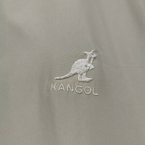 美品 KANGOL カンゴール スイングトップ ジャケット ブルゾン ジャンパー 刺繍 古着 ヴィンテージ メンズ XL ジャンパー ベージュの画像4