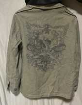 ミリタリー ジャケット ドイツ軍 どくろ スカル　カーキー 3 ビンテージ フィールドジャケット vintage German military field jacket M_画像1