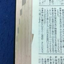 あ34-027 三省堂 国語辞典 第二版 革装 外箱に潰れ、破れあり 書籍に折れ、破れ、巻末に塗り潰しあり_画像6