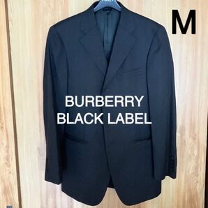 【BURBERRY BLACK LABEL】バーバリーブラックレーベル★メンズ スーツジャケット★Mサイズ★ブラック★黒★日本製