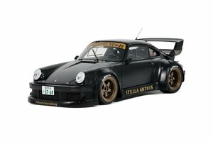 ▲超希少！世界限定！GT-Spirit 1/18 ポルシェ Porsche 911 964 RWB RAUH-Welt Stella 2008 SATIN BLACK 930 GT421 新品