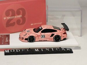 ▲入手困難！Pink Pig！世界限定！TP 1/64 ポルシェ Porsche 911 997 LBWK Liberty Walk LB Works #23 新品 Resin Model Timothy&Pierre