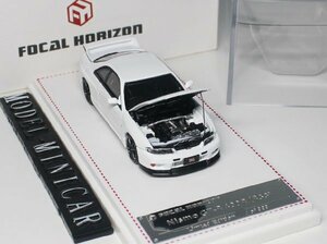 ▲超希少！白！世界限定！FOCAL HORIZON 1/64 日産 NISSAN GTR ホンダ GT-R R33 400R Nismo 新品 FH