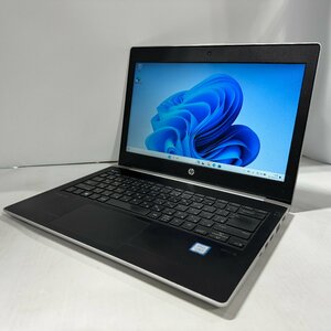 ◎1円スタート HP ProBook 430 G5 4WZ00PA#ABJ Intel Core i5-8250U メモリ8GB SSD256GB 13.3インチ HD WLAN WWAN Win11Pro /0129e6