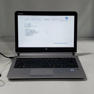 ■OSなし1円～■HP Probook 430G3 i3-6100U メモリ8GB HDD500GB 13.3インチ Wi-Fi BIOS起動OK 0111-S