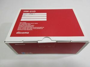 ◆未使用 保管品 docomo ドコモ キッズケータイ HW-01D ブルー 元箱入り 現状渡し