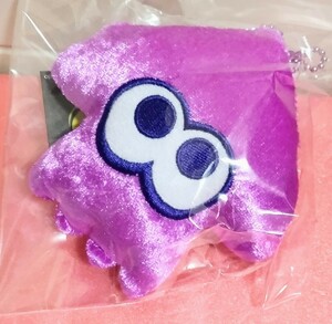 スプラトゥーン　スプラ　ダイカットコインケース　イカ　紫　パープル　ぬいぐるみ　マスコット