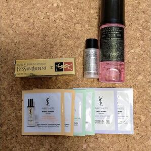 イヴ・サンローラン トップ シークレット イルミネイティング クレンザー50ml & ローション 10ml & リップ 84