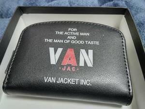 VAN JAC 　70年代VANロゴ　小銭入れ　コインケース　ブラック　新品未使用　　　　　アイビー　トラディショナル