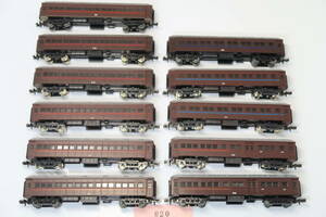 40128-020【客車（発送：ゆうパケットプラス 410円、他）】KATO 旧形客車（11両）【中古品】