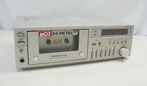 02★【ジャンク品】Technics テクニクス MO2 カセットデッキ RS-MO2 オーディオ カセットプレーヤー★284N7　/0.5ｂ*