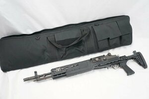 23○【ジャンク品/対象年令18歳以上】WE ガスガン M14 EBR トイガン ホビー 破損箇所あり 現状渡し ソフトケース付き○78N1/32b