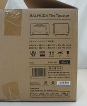 02★【超美品】BALMUDA バルミューダ スチームトースター K05A-BK ブラック The Toaster トースター 二枚焼き★309N7　/4ｂ*_画像9