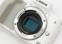 ◇【Canon キヤノン】EOS Kiss M2 ダブルズームキット ミラーレス一眼カメラ ホワイト_画像4