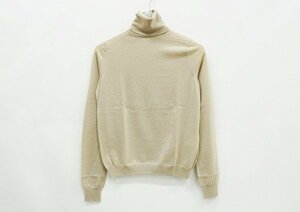 ◇美品【JIL SANDER ジル・サンダー】タートルネックニット ベージュ 34