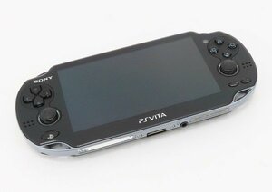 ○ジャンク【SONY ソニー】PS Vita 3G/Wi-Fiモデル PCH-1100 クリスタルブラック