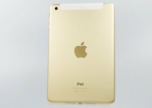 ◇【docomo/Apple】iPad mini 3 Wi-Fi+Cellular 16GB MGYR2J/A タブレット ゴールド