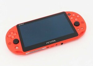 ○【SONY ソニー】PS Vita Wi-Fiモデル + メモリーカード16GB PCH-2000 ネオンオレンジ