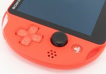 ○【SONY ソニー】PS Vita Wi-Fiモデル + メモリーカード16GB PCH-2000 ネオンオレンジ_画像5