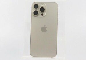 ◇美品【Apple】iPhone 15 Pro Max 256GB SIMフリー MU6R3J/A スマートフォン ナチュラルチタニウム バッテリー最大容量100％