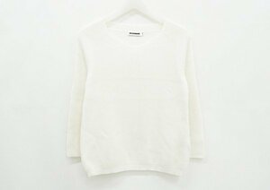 ◇【JIL SANDER ジル・サンダー】コットンニット ホワイト 34