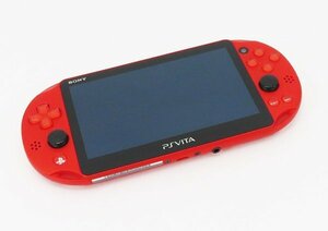 ○美品【SONY ソニー】PS Vita Wi-Fiモデル + メモリーカード16GB PCH-2000 ネオン・オレンジ