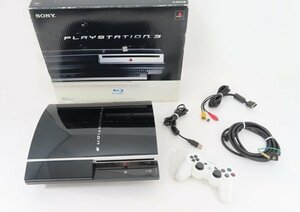 ♪○【SONY ソニー】PS3本体 60GB CECHA00 クリアブラック