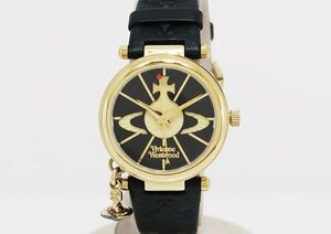 ◇【Vivienne Westwood ヴィヴィアンウエストウッド】オーブ クォーツ腕時計 VV006BKGD クォーツ腕時計