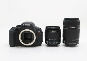 ◇【Canon キヤノン】EOS KISS X5 ダブルズームキット デジタル一眼カメラ