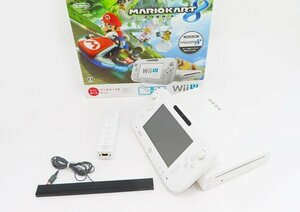 ○【任天堂 ニンテンドー】Wii U本体 32GB マリオカート8セット シロ