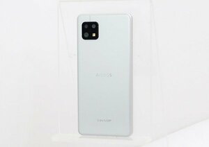 ◇【SHARP シャープ】AQUOS sense6 128GB SIMフリー SH-M19 スマートフォン シルバー