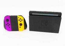 ○【任天堂】NintendoSwitch/ニンテンドースイッチ本体 HAC-001 ネオンパープル/ネオンオレンジ_画像1