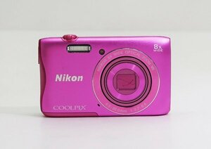 ◇【Nikon ニコン】COOLPIX S3700 コンパクトデジタルカメラ ピンク