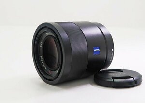 ◇美品【SONY ソニー】Sonnar T* FE 55mm F1.8 ZA 純正レンズプロテクター付き SEL55F18Z 一眼カメラ用レンズ