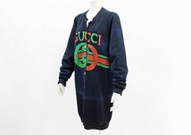 ◆【GUCCI グッチ】ロゴプリント スウェットコート 572807 XXS_画像5