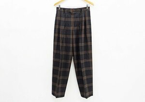 ◇美品【Paul Smith ポール・スミス】チェック タックパンツ 40