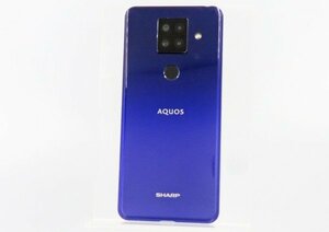 ◇【SHARP シャープ】AQUOS sense4 plus 128GB OCN版SIMフリー SH-M16 スマートフォン パープル