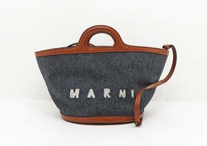 ** прекрасный товар [MARNI Marni ] Toro pika задний 2WAY корзина сумка BMMP0097Q1 сумка на плечо 