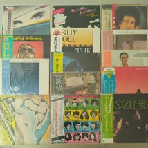 Doors BoB Dylan Chris Rea Billy Joel Stevie Wonder Al Jarreau Eric Clapton Bobby Caldwell Rolling Stones 帯　 14枚セット　まとめて_画像1