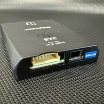 HCE-B043 アルパイン ETC車載器 ナビ連動 ナビ接続ケーブル付き BIGX アンテナ分離型音声タイプ 送料無料/即決/動作OK_画像5