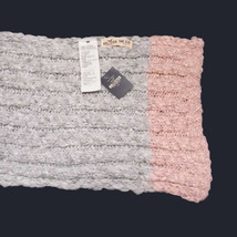 ★SALE★Hollister/ホリスター★ラメ入りリブマフラー (Grey/Pink)_画像4