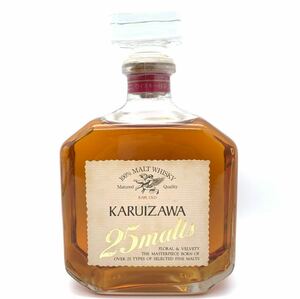 【未開栓】 三楽 KARUIZAWA 軽井沢 25malts 100%モルトウイスキー 720ml 40% 箱